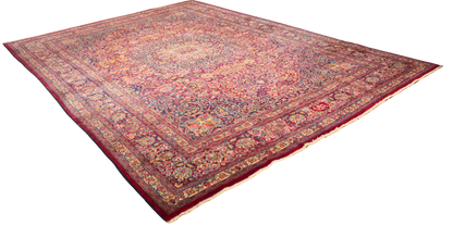 Regal Flourish - Mashad Rug from Persia (11.9 × 16.2 ft) - 1755