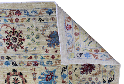 8.1 × 9.11 ft Tabriz-style rug from Afghanistan - 3