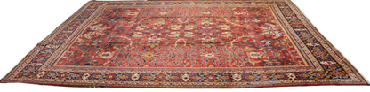 Garden of Symmetry - Antique Mahal Rug from Persia (10.9 × 13.7 ft) - 1761