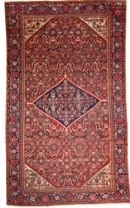 Antique Mahal Rug from Persia (10 × 17 ft) - 1735