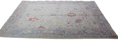 Celestial Harmony - Hand-Knotted Oushak Rug from Afghanistan (6.5 × 9.5 ft) - 38