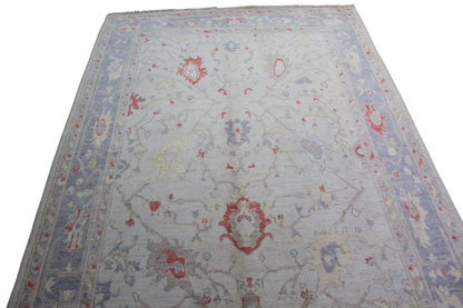Celestial Harmony - Hand-Knotted Oushak Rug from Afghanistan (6.5 × 9.5 ft) - 38