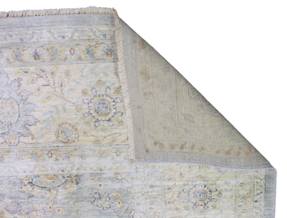 Ghosted Grandeur - Hand-Knotted Tabriz Rug from Afghanistan (7.9 × 9.8 ft) - 30
