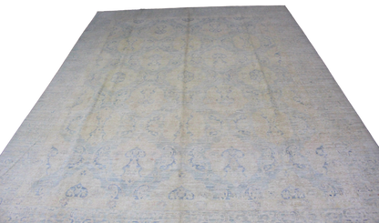 Frosted Elegance - Hand-Knotted Oushak Rug from Afghanistan (7.8 × 9.9 ft) - 33