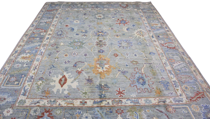 Whispers of the Sky - Afghan Oushak Rug (8 × 10.5 ft) - 60