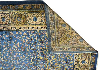 Imperial Garden - Antique Agra Rug from India (11.6 × 23.1 ft) - 1776