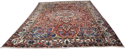 Garden Emblem - Baktiary Rug from Persia (10.7 × 14.5 ft) - 1725