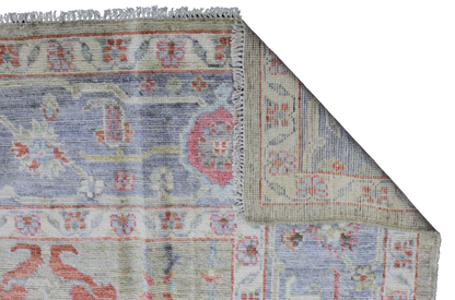 Whispers of Tradition - Oushak Afghan Rug (7.11 × 10.3 ft) - 1011