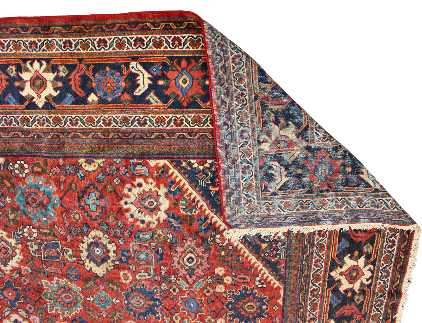 Antique Elegance - Mahal Rug from Persia (10.2 × 13.7 ft) - 1699