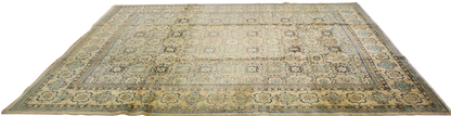 Ethereal and Elegant - Antique Mahal Rug from Persia (9.11 × 12.8 ft) - 1656