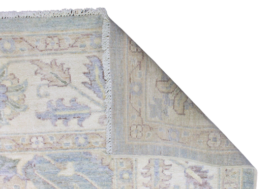 Cool Serenity - Oushak Rug from Afghanistan (8.1 × 9.10 ft) - 56