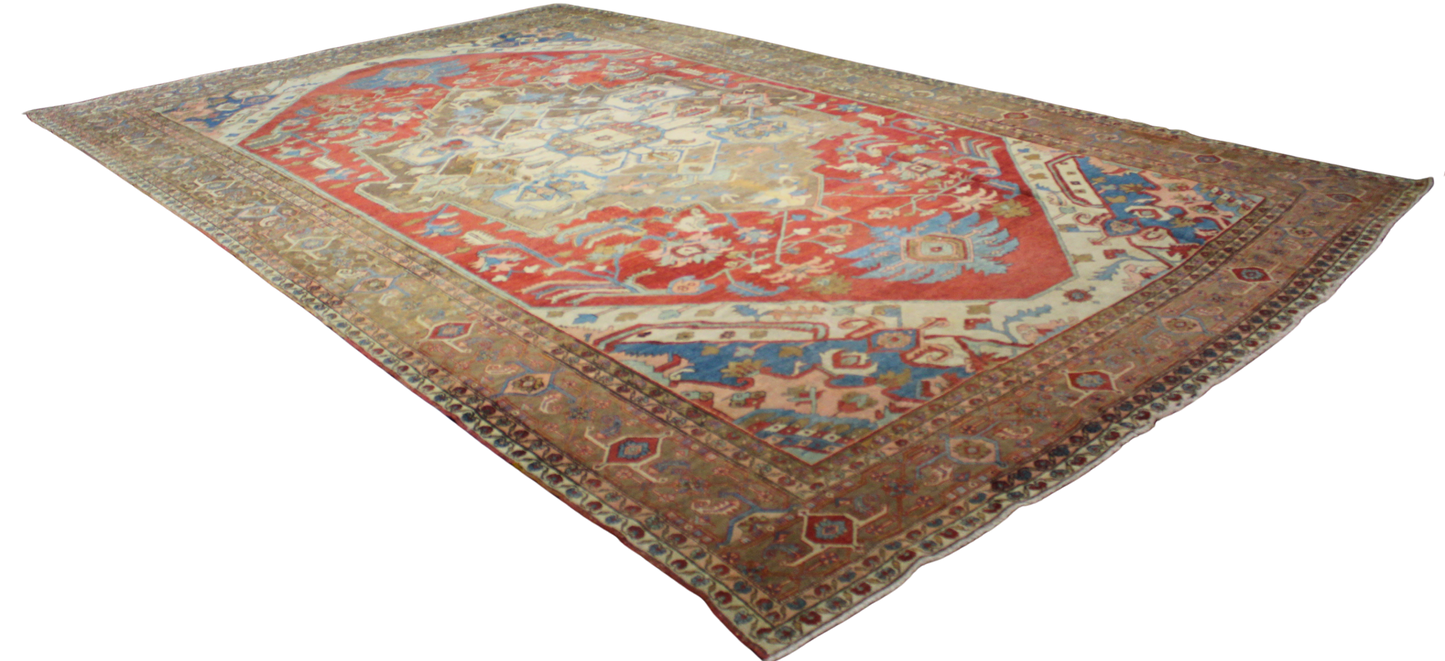 Majestic Grandeur - Oversized Serapi Rug from Persia (12 × 19 ft) - 1769