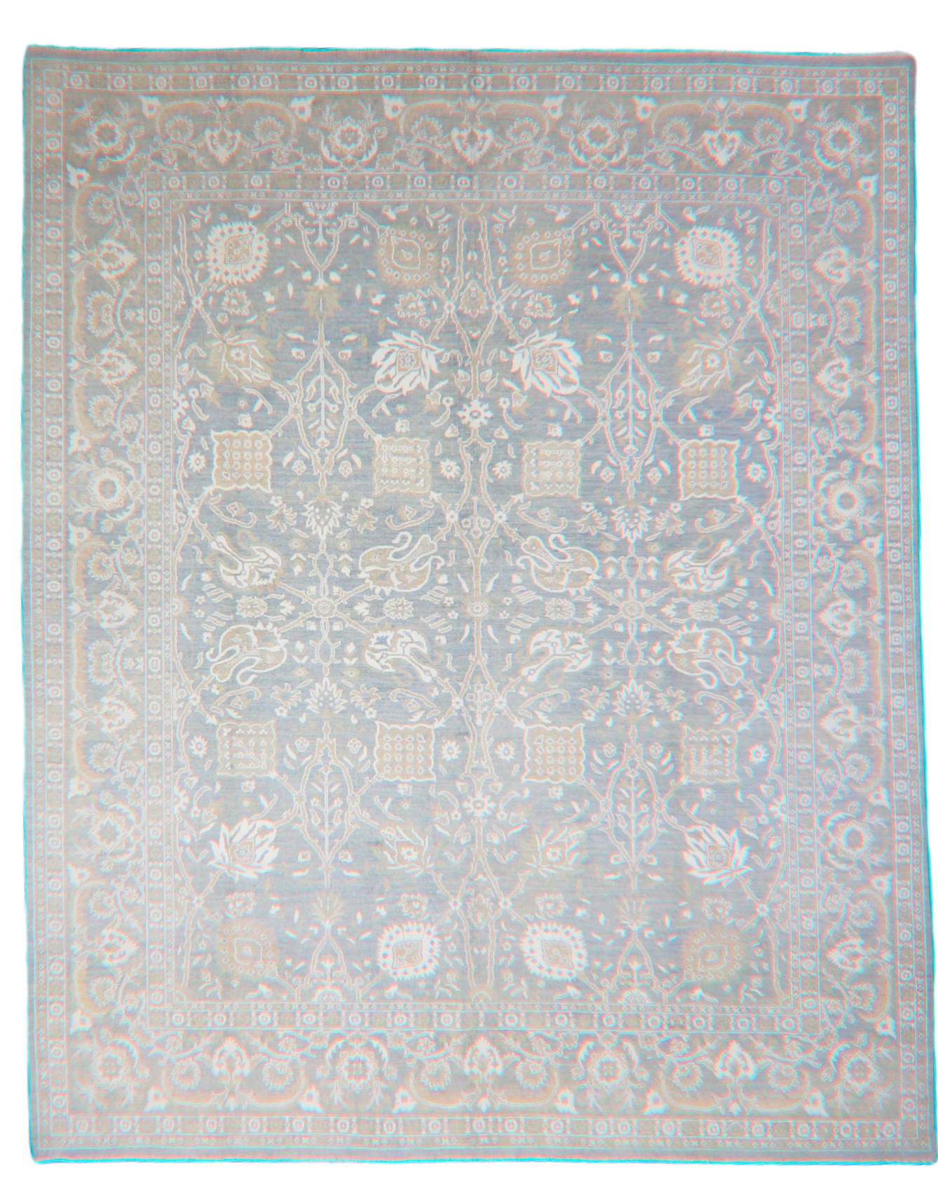 Whispered Opulence - Ariana Weave Rug from Afghanistan (7.9 × 9.6 ft) - 6
