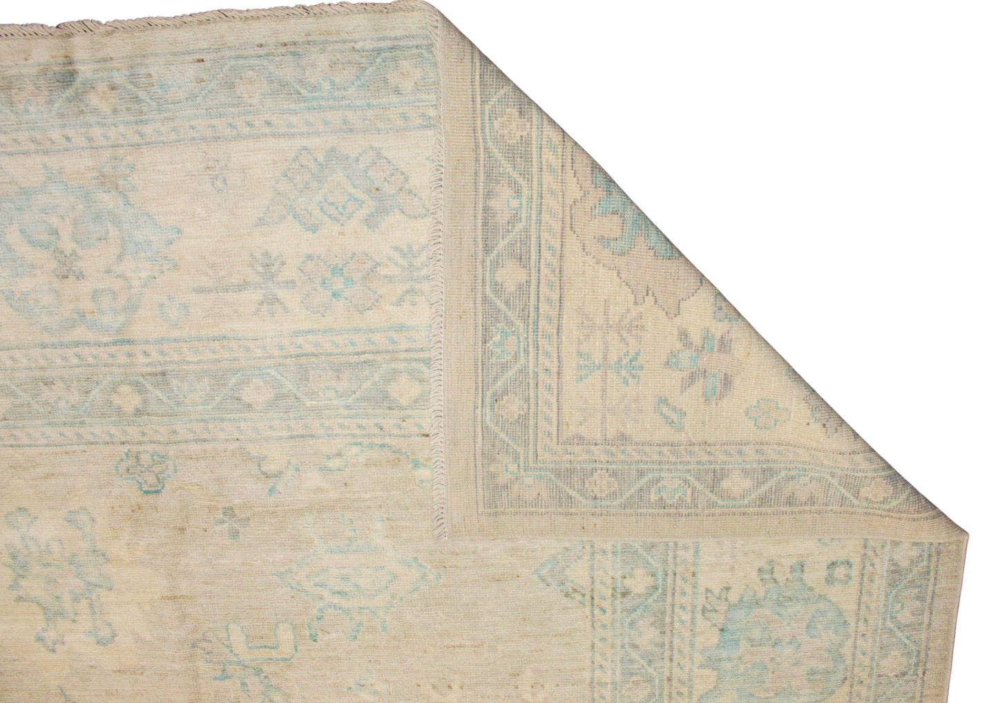 Hand-knotted Afghan rug