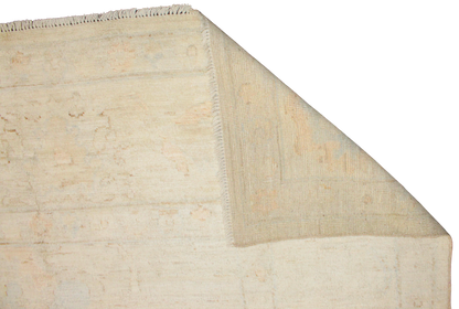 Hand-knotted Afghan Oushak rug