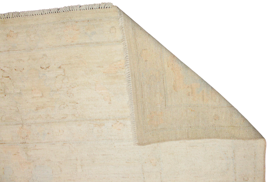 Hand-knotted Afghan Oushak rug