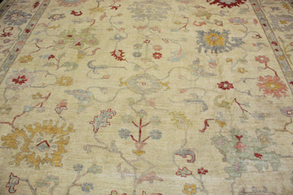Handmade Oushak rug for living room