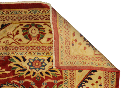 Egyptian Tabriz rug with floral arabesques