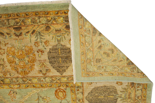 Golden Garden — Oushak Square Rug (11′9″ × 12′1″)