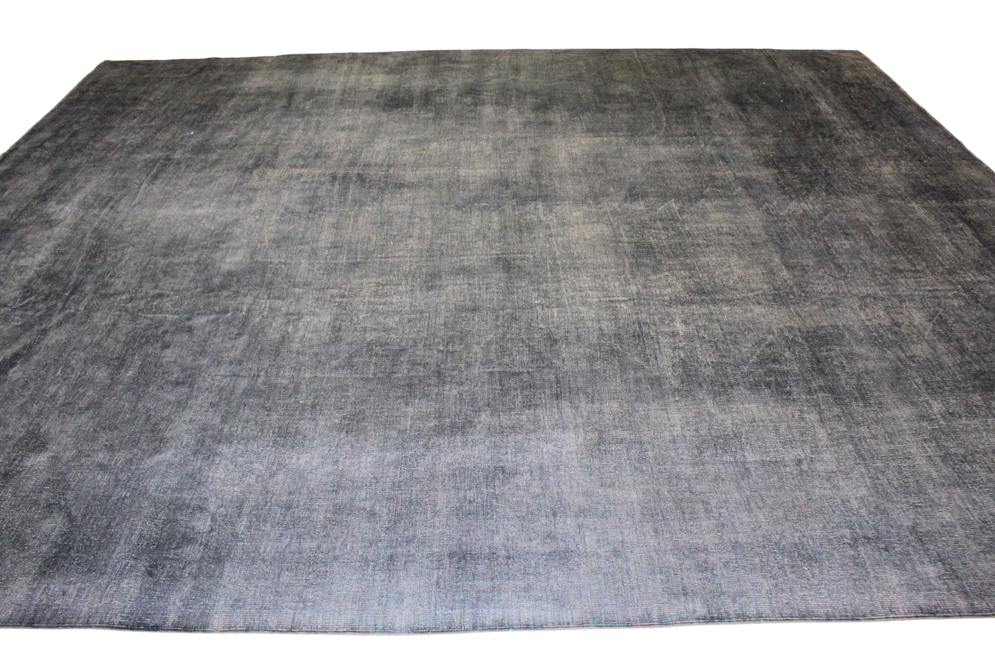 Gray checkered rug on a white background