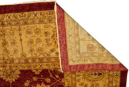 Hank Knotted Oushak Rug Pakistan