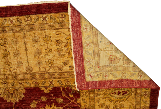 Hank Knotted Oushak Rug Pakistan