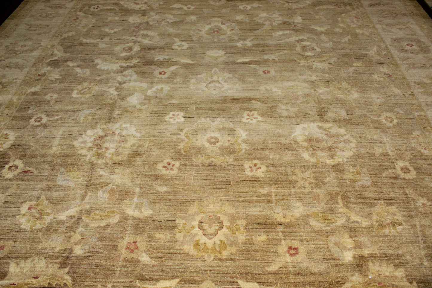 Hand-knotted wool rug
