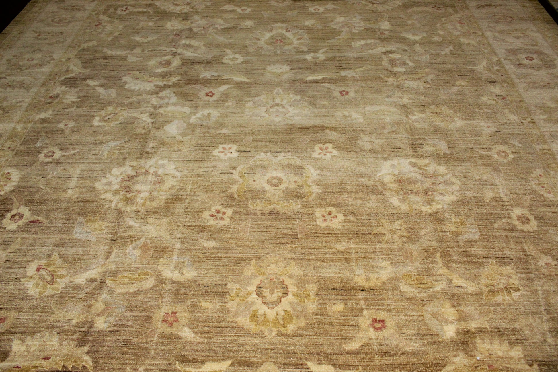 Hand-knotted wool rug