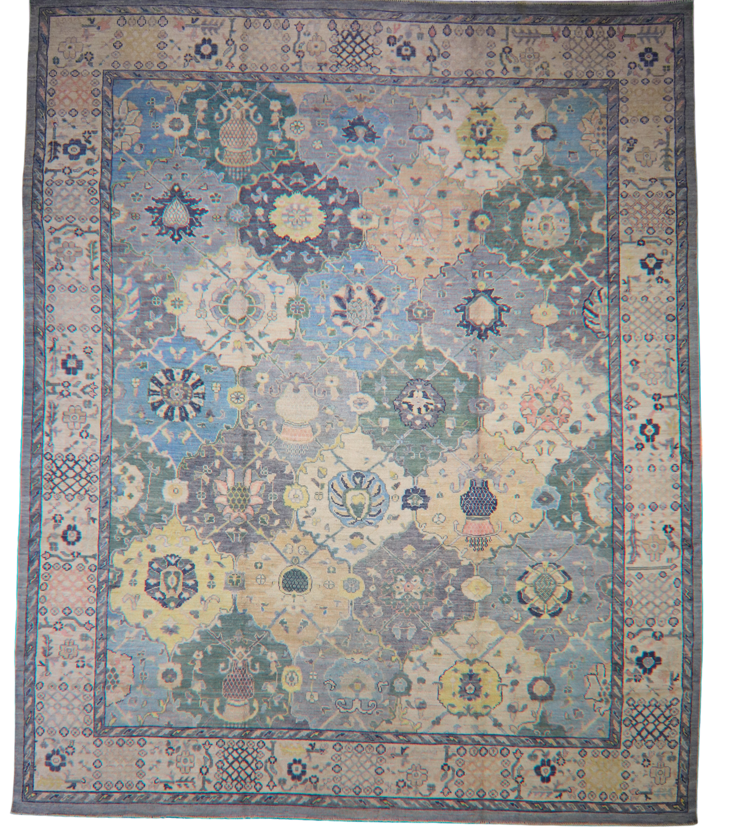 Pastel Oushak rugs