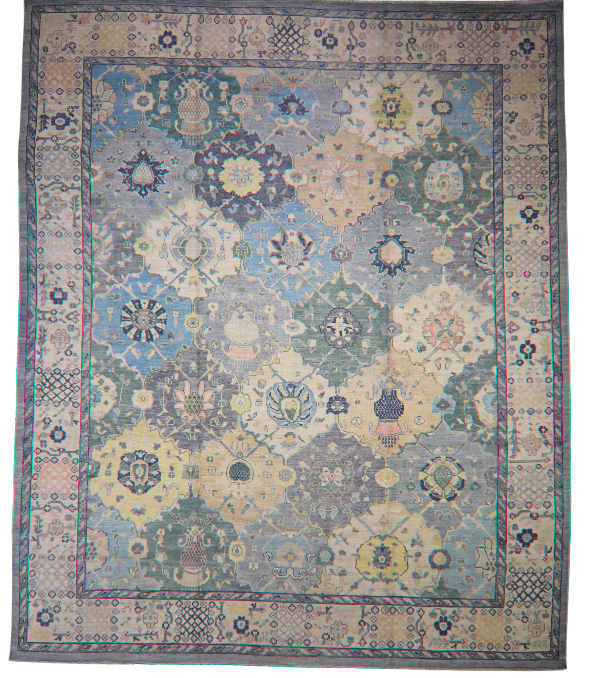 Pastel Oushak rugs