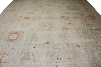 Modern neutral wool rug