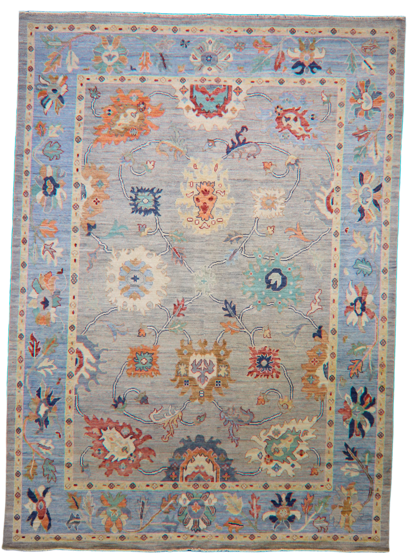 Luxury floral area rugs