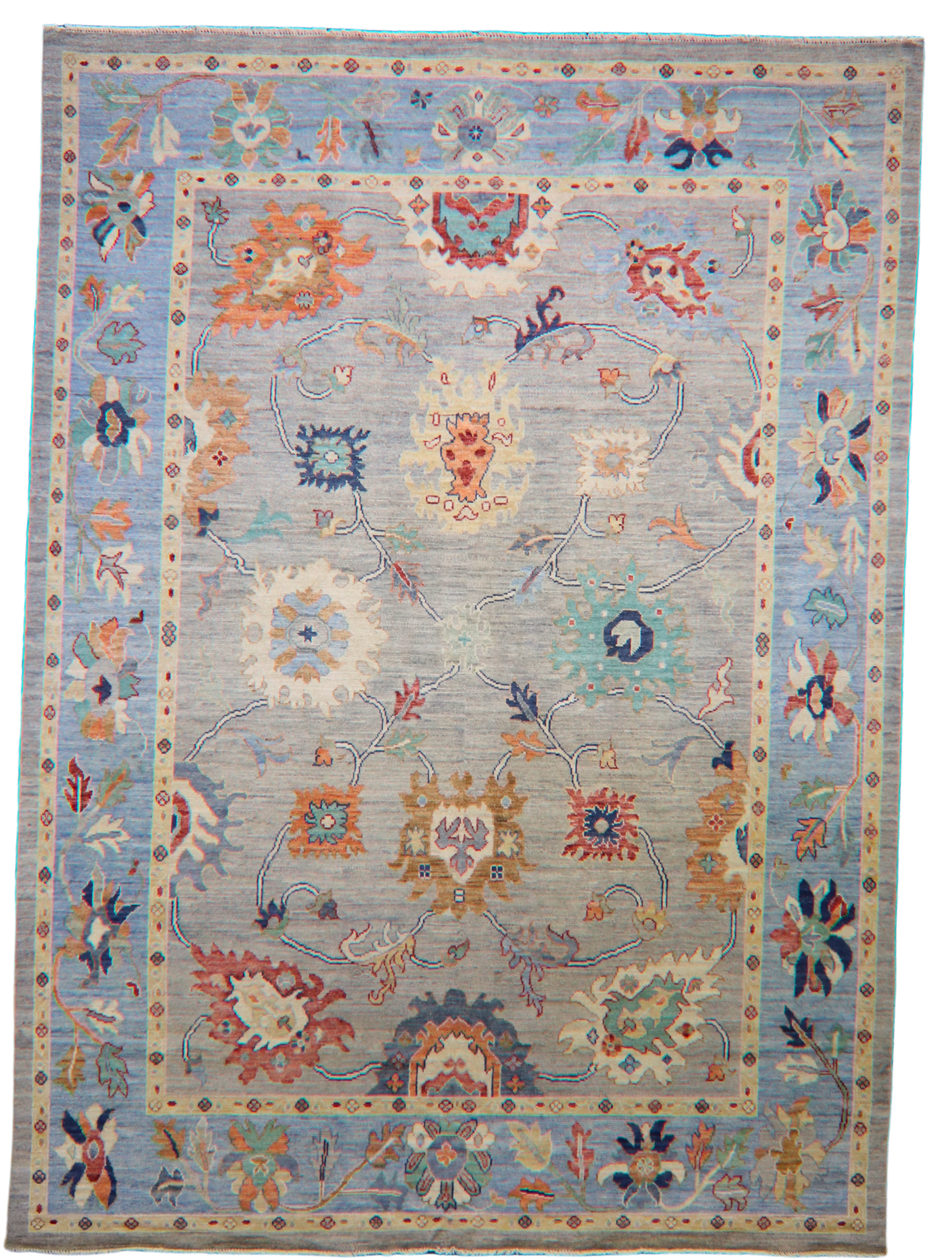 Luxury floral area rugs