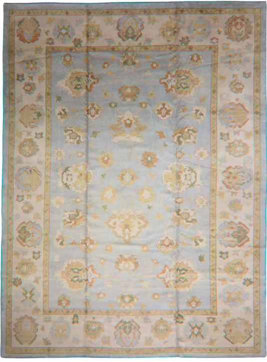mist blue and ivory wool rugs