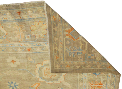 Modern rustic wool rug