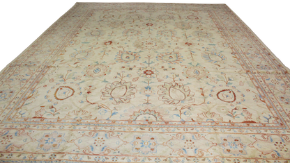 Antique-style Oushak carpet