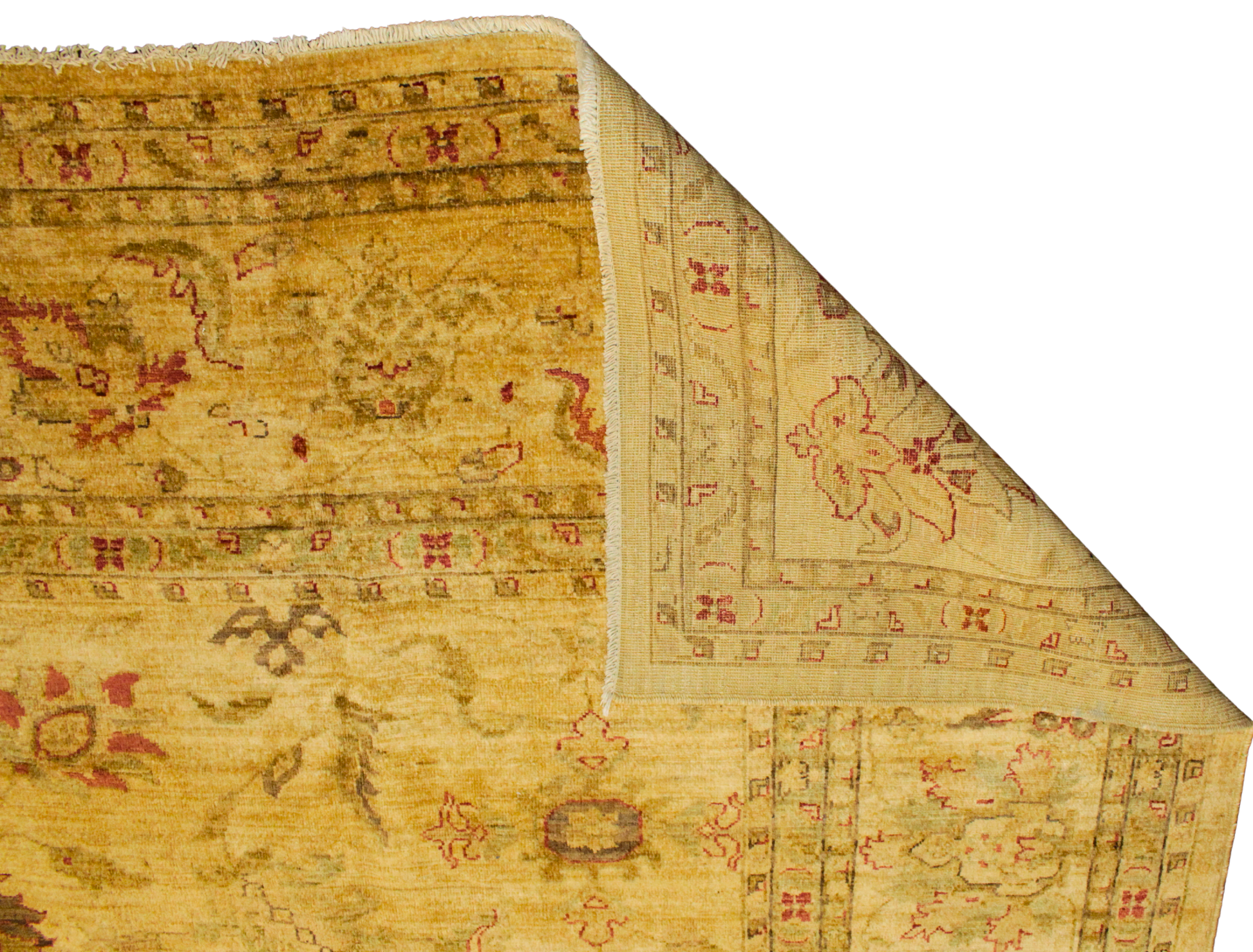 Pakistani Oushak rug for living room décor