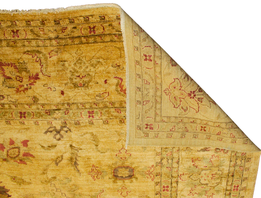 Pakistani Oushak rug for living room décor