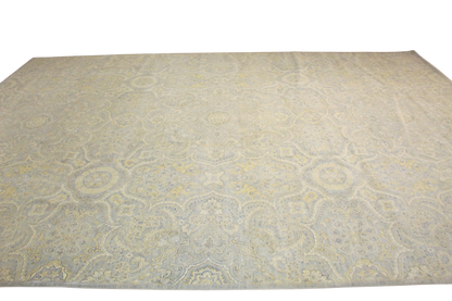 Patterned rug on a white background