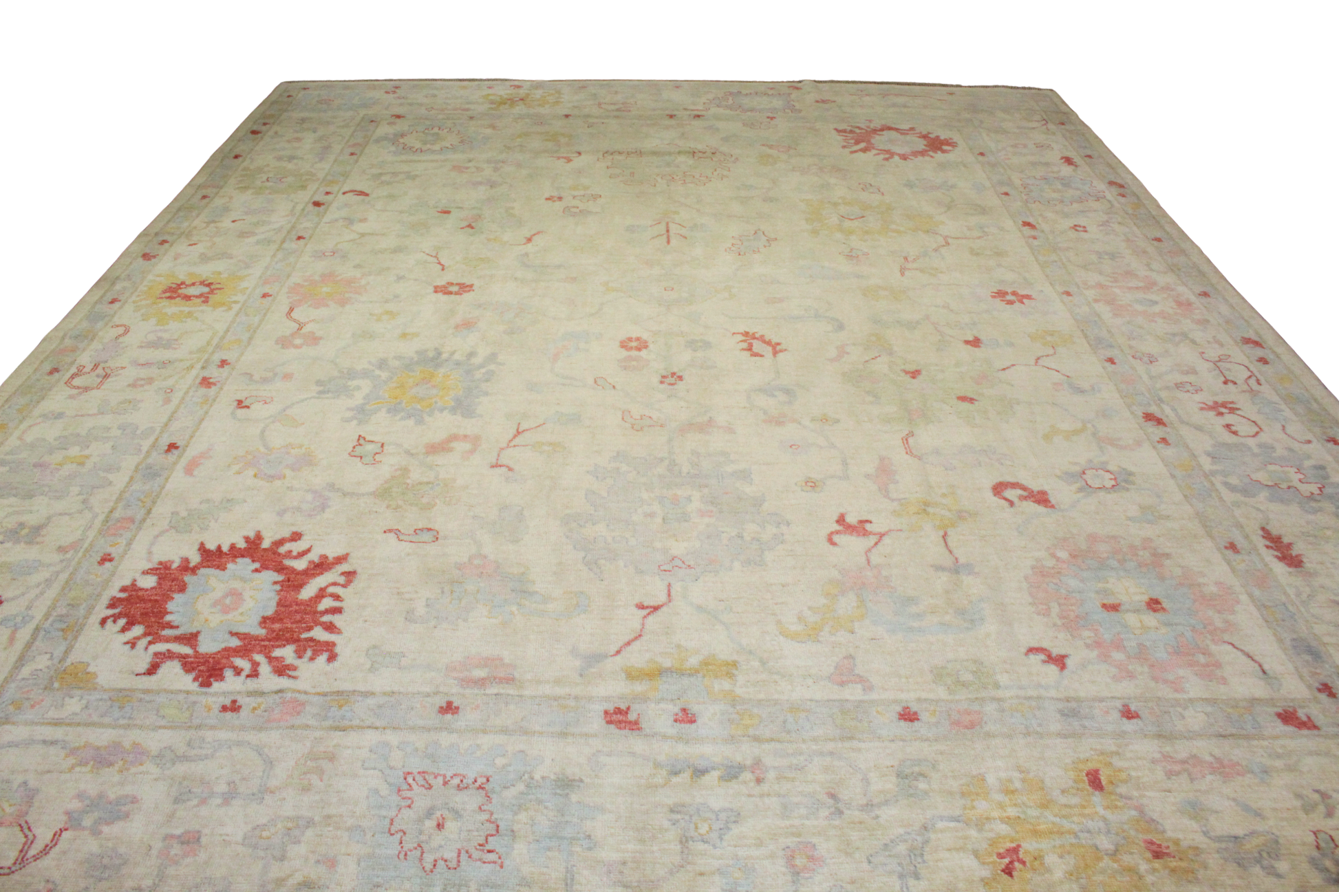 Oushak rug for living room