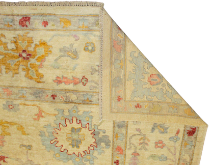 Light color tribal rug