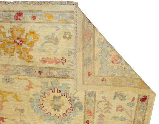Light color tribal rug