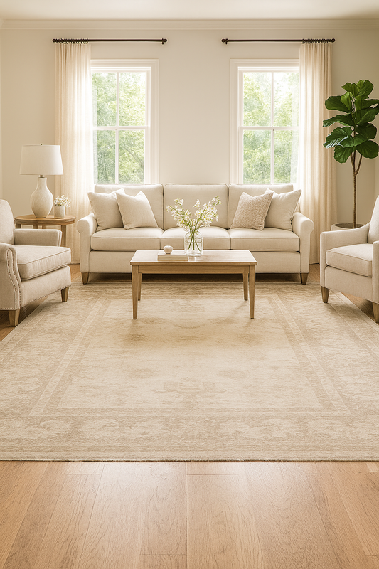 Traditional Turkish rug with aged patina