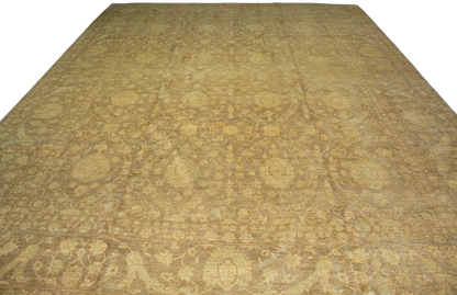 Large Oushak rug for living room
