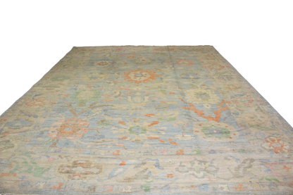 Warm beige Oushak rugs
