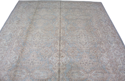 Whispered Symmetry - Oushak Rug from Afghanistan (8 × 9.11 ft) - 40