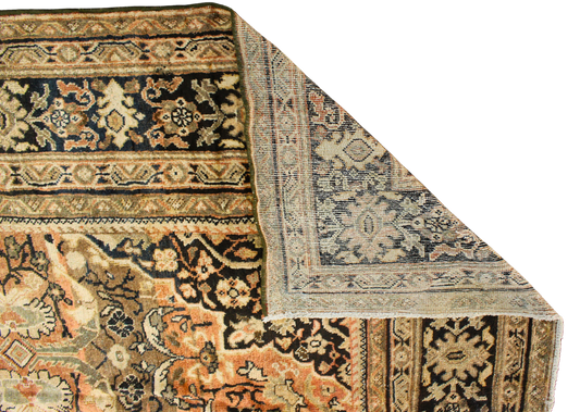 Elegant Restraint - Antique Mahal Rug from Persia (10.3 × 13.7 ft) - 1679