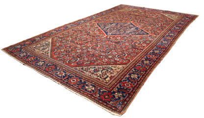 Antique Mahal Rug from Persia (10 × 17 ft) - 1735