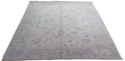 Pastoral Poise - Hand-Knotted Oushak Rug from Afghanistan (6.1 × 8.9 ft) - 32