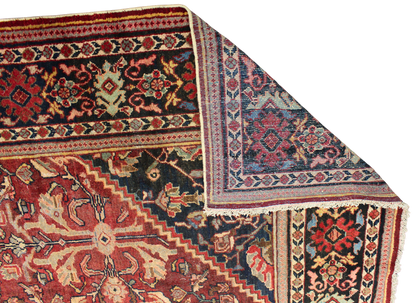 Floral Majesty — Antique Mahal Rug from Persia (10.2 × 13.4 ft) - 1701